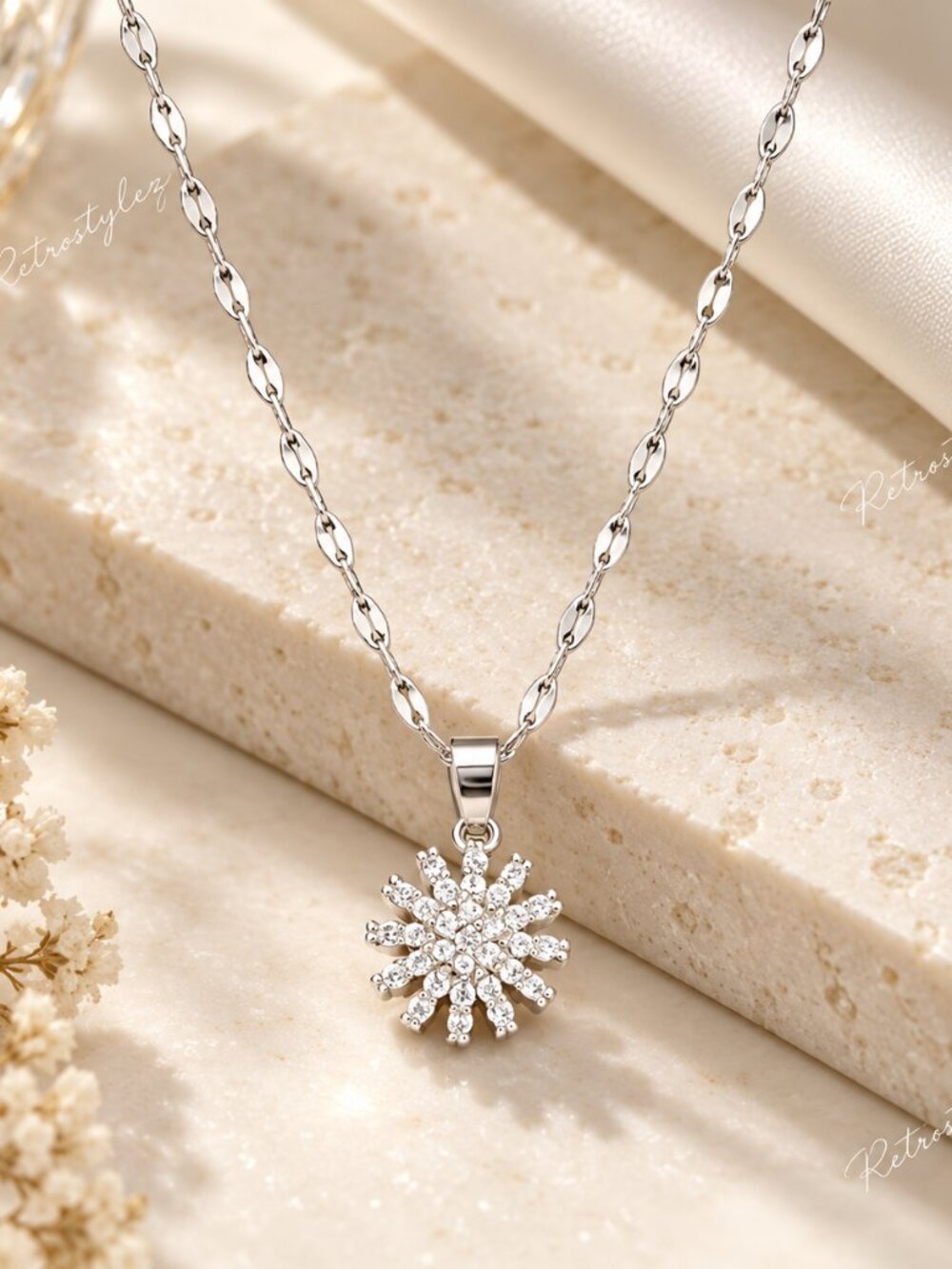 14K White Gold Womens 2ct Diamond Pendant Necklace 18" New 14 K Silver Jewelry